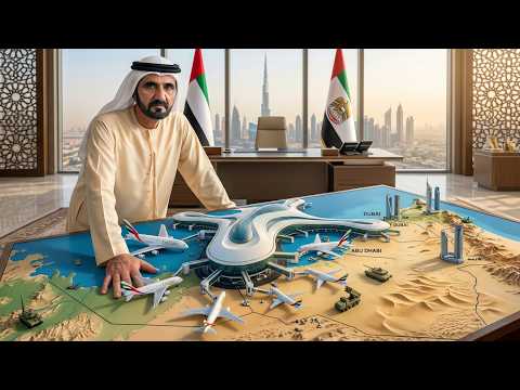 How Dubai is Building World's Largest Airport 🇦🇪: Inside Al Maktoum's $35 Billion Megahub