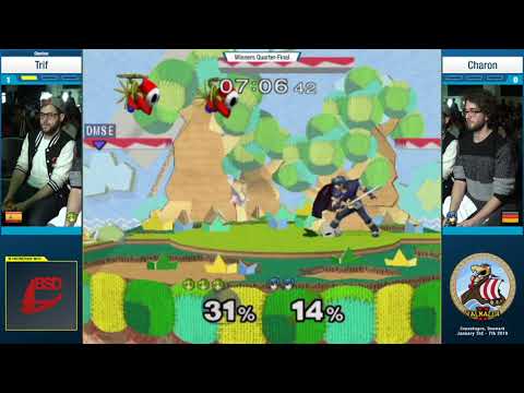 Valhalla II - Trif (Peach) Vs. Charon (Marth) - Winners Quarters - Melee Singles