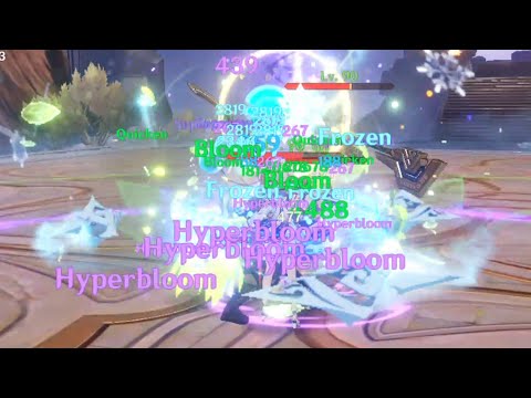 Dendro Artifact Domain in 38s with only Dendro MC, Kaeya, Lisa and Barbara | Genshin Impact