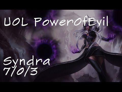 UOL PowerofEvil - Syndra vs Ahri EUW Solo Queue 5.1