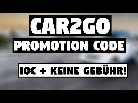 Car2Go Promotion Code - 10 € Startguthaben ohne Anmeldegebühr!