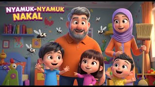 Download lagu Nyamuk-Nyamuk Nakal 🦟✨ Lagu Anak Edukatif | The Andra Family mp3
