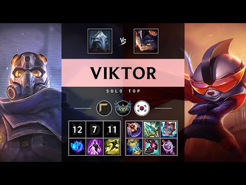Viktor Top vs Rumble - KR Challenger Patch 25.09