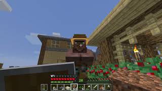 【Minecraft】ちゃんけいのマインクラフト日記 17日目 橋完成させて、カボチャ電気の作り方がわからないガチ初心者