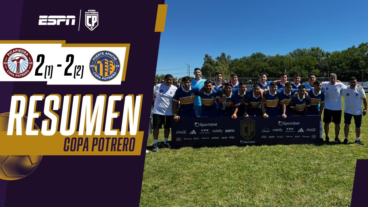 PARTIDAZO LLENO DE GOLES Y TRIUNFO DE FUERTE APACHE POR PENALES | RESUMEN | COPA POTRERO 2025