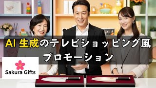 AIで作るテレショッピング風プロモーション映像 | サクラギフト（デモンストレーション）