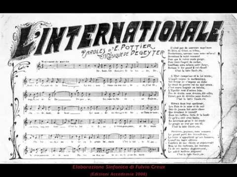 INNO DELLA INTERNAZIONALE SOCIALISTA Elaborazione di Fulvio Creux