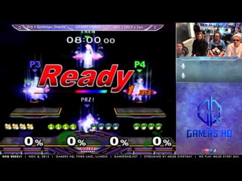 GHQ Weekly [11/15/15] - GF: Vro + Goldman Snacks vs. ORLY + Ten