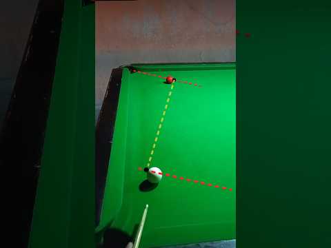 How to aim for a tough cut shot #billiard #snooker #tricks