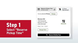 How To: Reserve a Pickup Time for your Curbside Order