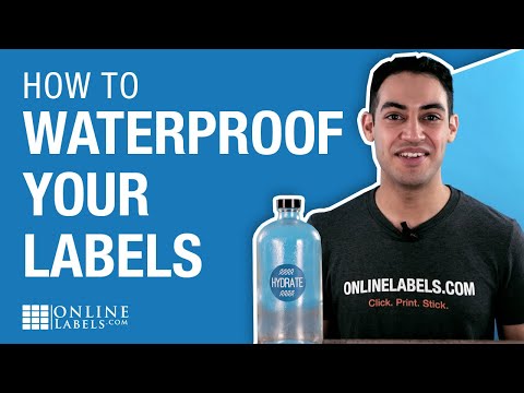 Part of a video titled Waterproofing Your Labels After Printing - YouTube