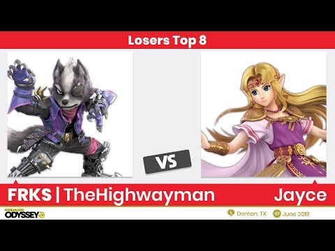Super Smash Odyssey 1 - Losers Round 6 - FRKS | TheHighwayman vs Jayce