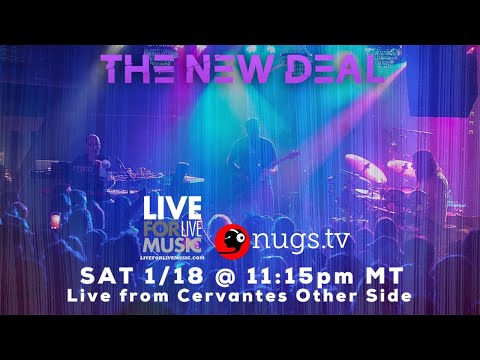 The New Deal LIVE 1/18/20 from Cervantes' in Denver, CO