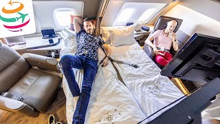 Doppelbett im Flieger, mehr First geht nicht! Singapore First Class Suites A380 | YourTravel.TV