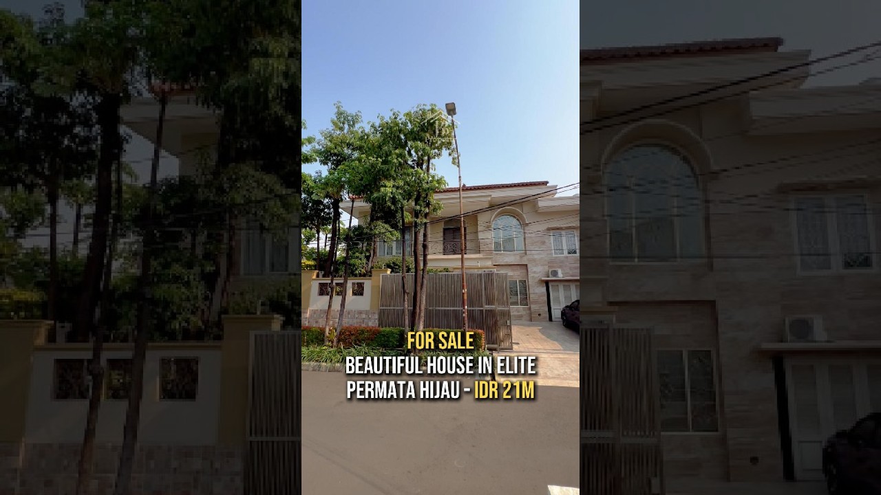 For Sale Beautiful House di Elite Hijau Jakarta Selatan Area Dekat Hero Supermarket Permata Hijau