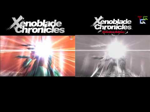 Final Boss Cutscene - Xenoblade Chronicles Definitive Edition vs Xenoblade Chronicles