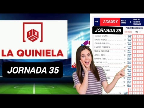 Quiniela jornada 35 pronosticos