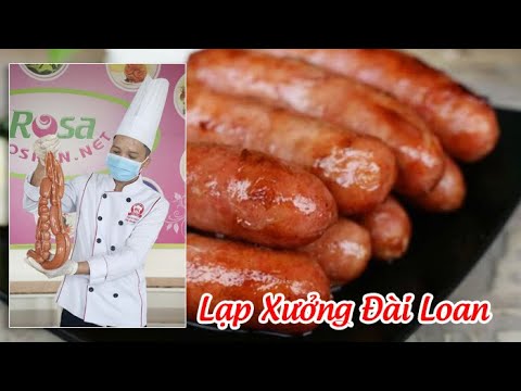 Chuyên đề cách làm LẠP XƯỞNG ĐÀI LOAN (Taiwan sausage) - Lạp xưởng tươi + Lạp xưởng khô