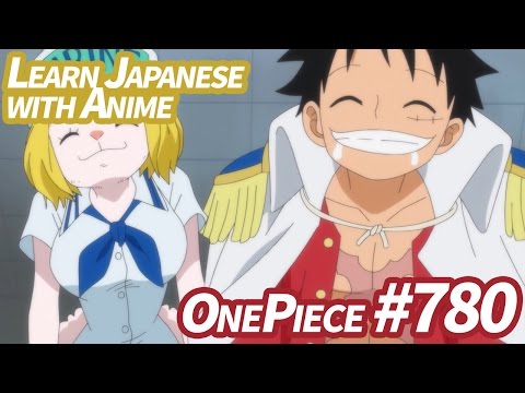 Learn 10 Japanese Words with One Piece #780 (Anime Vocabulary)