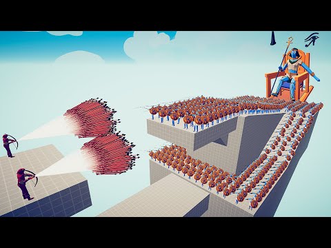 100x EGYPT TEAM + NILE QUEEN vs EVERY GOD - Totally Accurate Battle Simulator