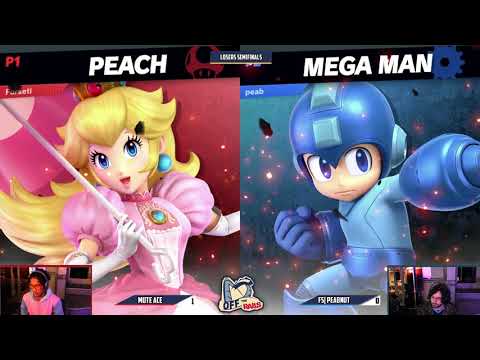 Off the Rails 2019 - MuteAce(Peach) VS Peabnut(Megaman) - Losers Semi-Finals