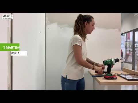 Tuto "Poser une cheville à expansion"  - Mélina collaborateur Leroy Merlin