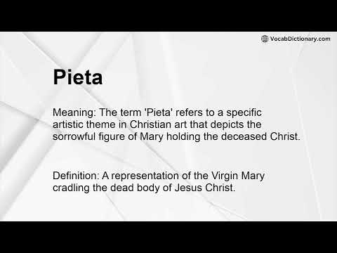 Pieta Meaning
