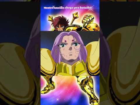 Mestre Ancião chegar noCampo de Batalha pra enfrentar Shion de áries seu velho amigo #cdz #mudearies
