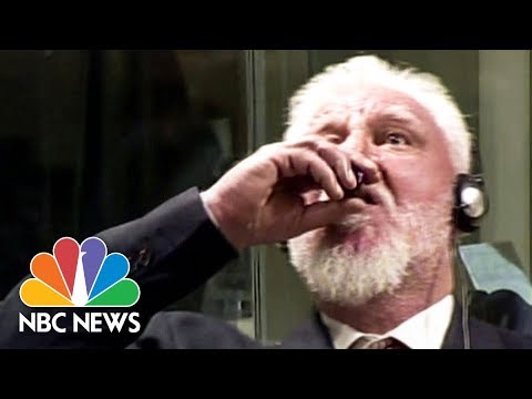War Crimes Suspect Slobodan Praljak Claims To Have Taken Poison In Court | NBC News