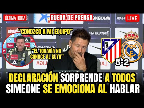 SIMEONE MOVED AFTER HISTORIC ROUTE: ATLÉTICO DE MADRID 5 - 2 REAL MADRID
