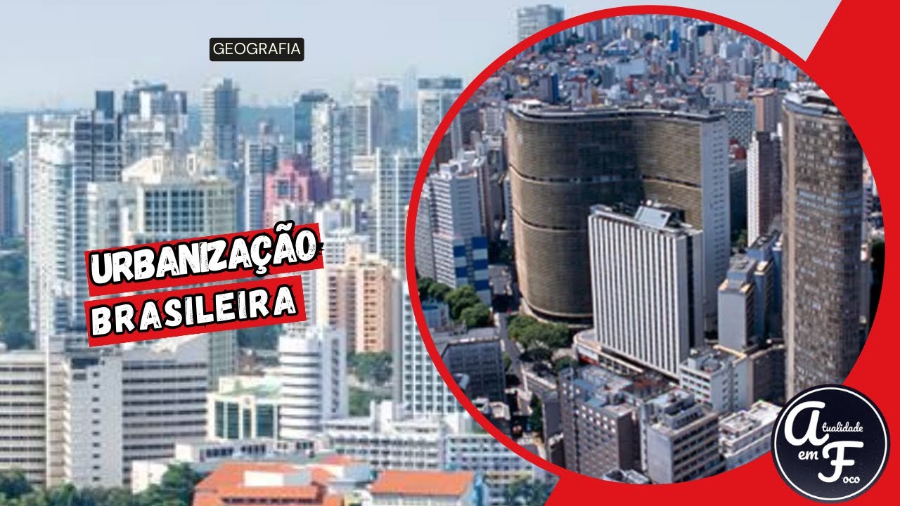 O processo de urbanização no Brasil (GEOGRAFIA)