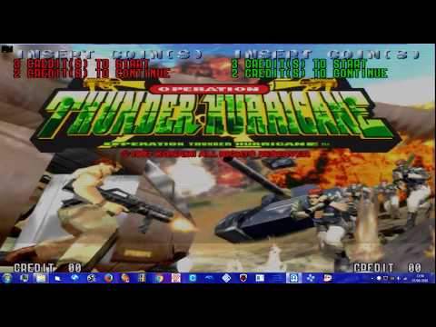 MAME 200 - OPERATION THUNDER HURRICANE - FIRE UNLIMITED MISSILES - UK ARCADES