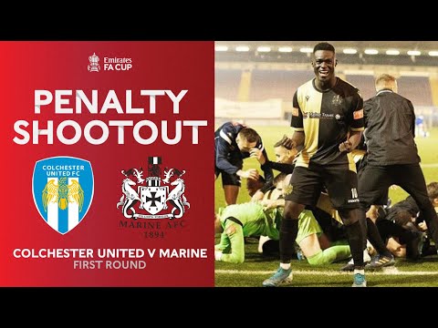 Full Penalty Shootout | Colchester United v Marine | Emirates FA Cup 20-21