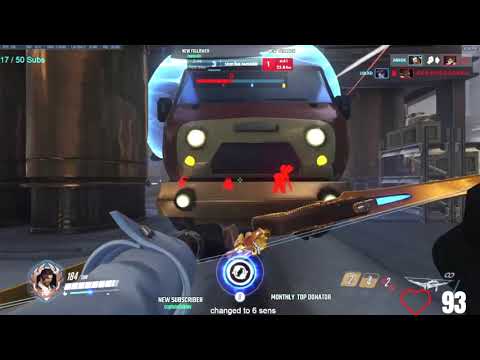 LARS PRO HANZO GAMEPLAY 39 ELIMS - GRAND MASTER OVERWATCH SEASON 30