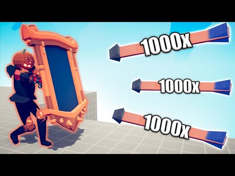 HALLOWEEN MIRROR SHIELD vs 1000x OVERPOWERED UNITS - TABS | Totally Accurate Battle Simulator 2023