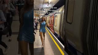 Am I the drama? #london #underground #confidence #talliastorm #shorts