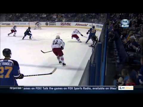Jay Bouwmeester, Jake Allen interviews April 5 2013 Columbus Blue Jackets vs St. Louis Blues NHL