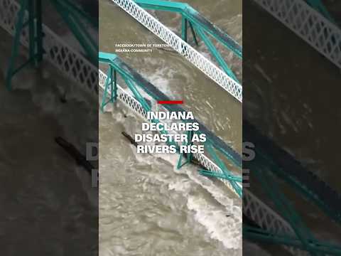 Indiana declares disaster as rivers rise