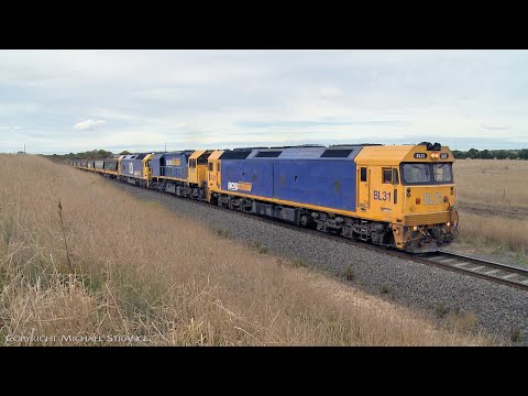 7731V Grain Train Arrives At Gheringhap (28/4/2022) - PoathTV Australian Railways