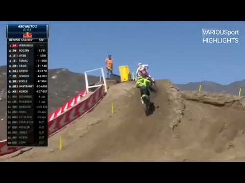 2021 Fox Raceway 2 | Pro Motocross Highlights | 450 moto 1 ).