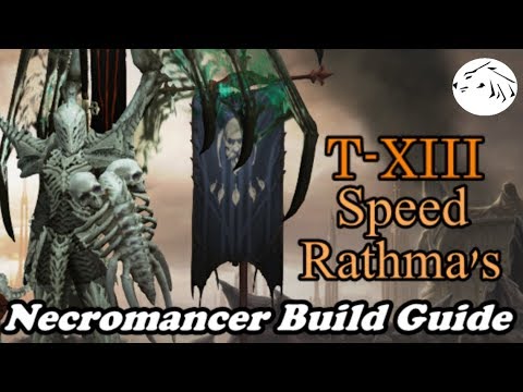 Diablo 3 Necromancer Build Guide - Speed T13 Rathma's Mages Fast and Easy