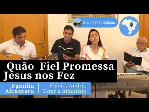 Quão fiel promessa Jesus nos fez | Hino 192 CCB | Família Alcântara Ester (Piano, Violão e Canto)