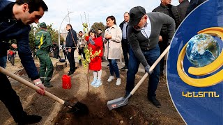 Երևանում ծառատունկ է. մասնակցել է նաև վարչապետը