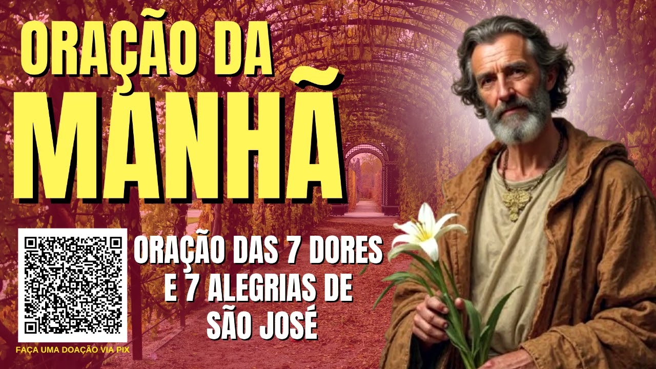 ORAÇÃO DA MANHÃ = ORAÇÃO DAS 7 DORES E DAS 7 ALEGRIAS DE SÃO JOSÉ