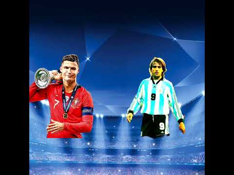 Ronaldo vs (Messi,Crespo,Batistuta, Saviola)🥶#youtubeshorts #viral #trending