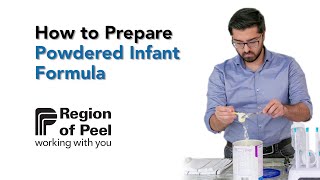 How to Prepare Powdered Infant Formula