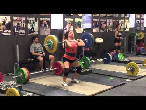 Alyssa Clean & Jerk 97 kg (214 lbs) at 63 kg Bodyweight