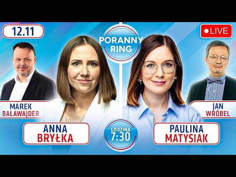 🔴 PORANNY RING 7:30 - ANNA BRYŁKA, PAULINA MATYSIAK