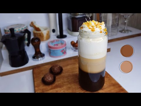 Toffee nut latte Starbucks| Simple toffee nut latte at home😍 #drinkland#toffee#starbucks