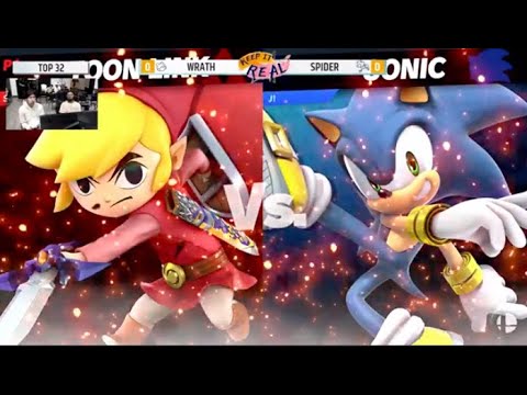 Keep it REAL: Summer Splash Top 32 - Spider (Toon Link) vs Wrath (Sonic)